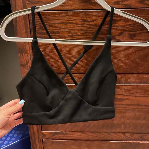 Black crop top